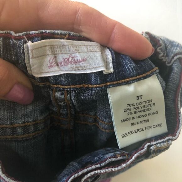 LEVIS BUNNY HANDMADE DESIGNER JEANS🌸 - Picture 6 of 6